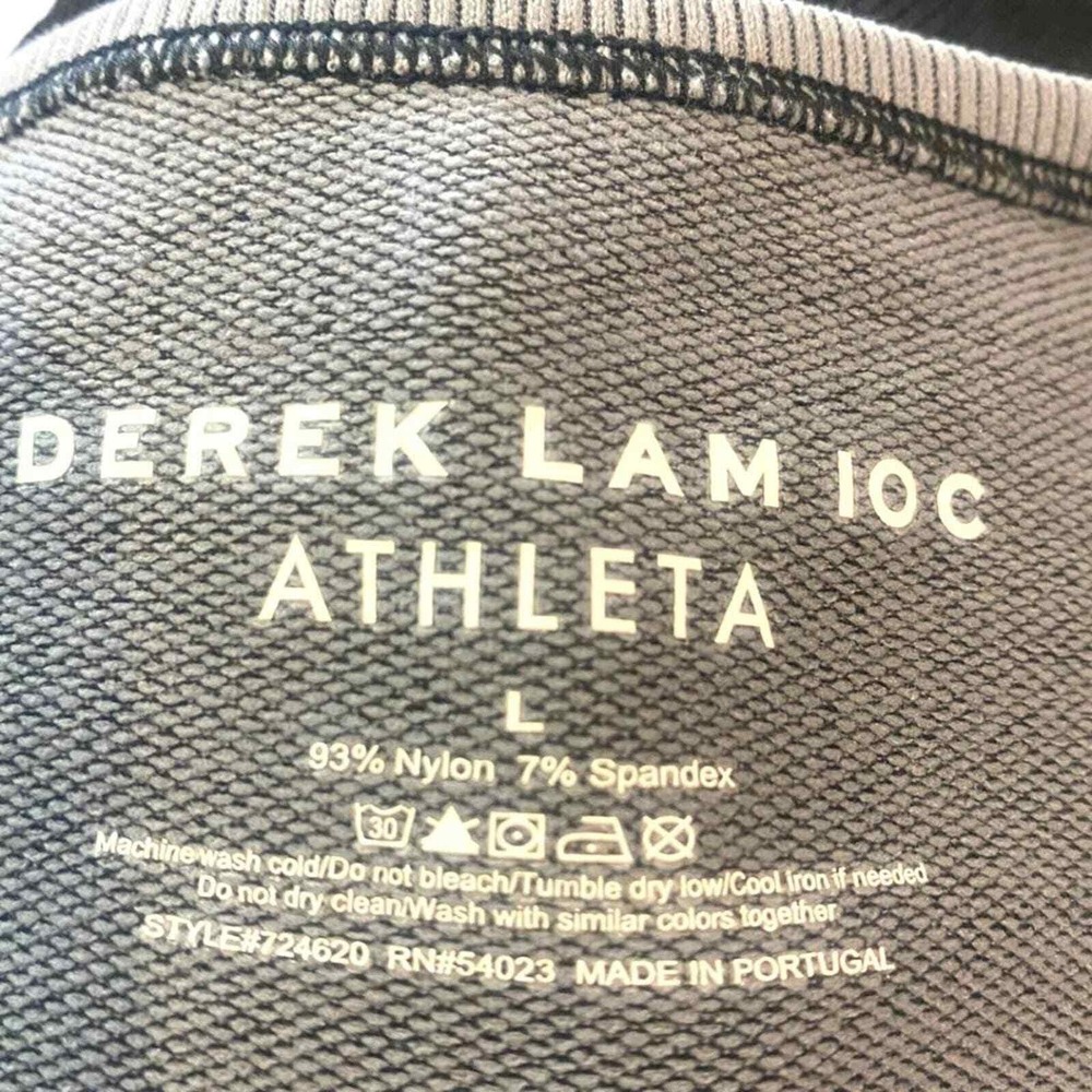 DEREK LAM 10 C ATHLETA Block Ave Colorblock long sleeve top - Large - Picture 7 of 7